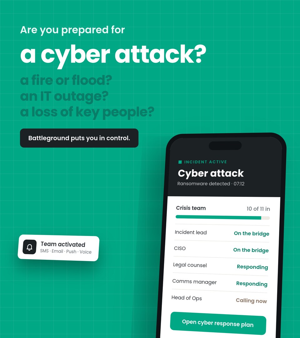 Are you prepared for a cyber attack? Battleground puts you in control.